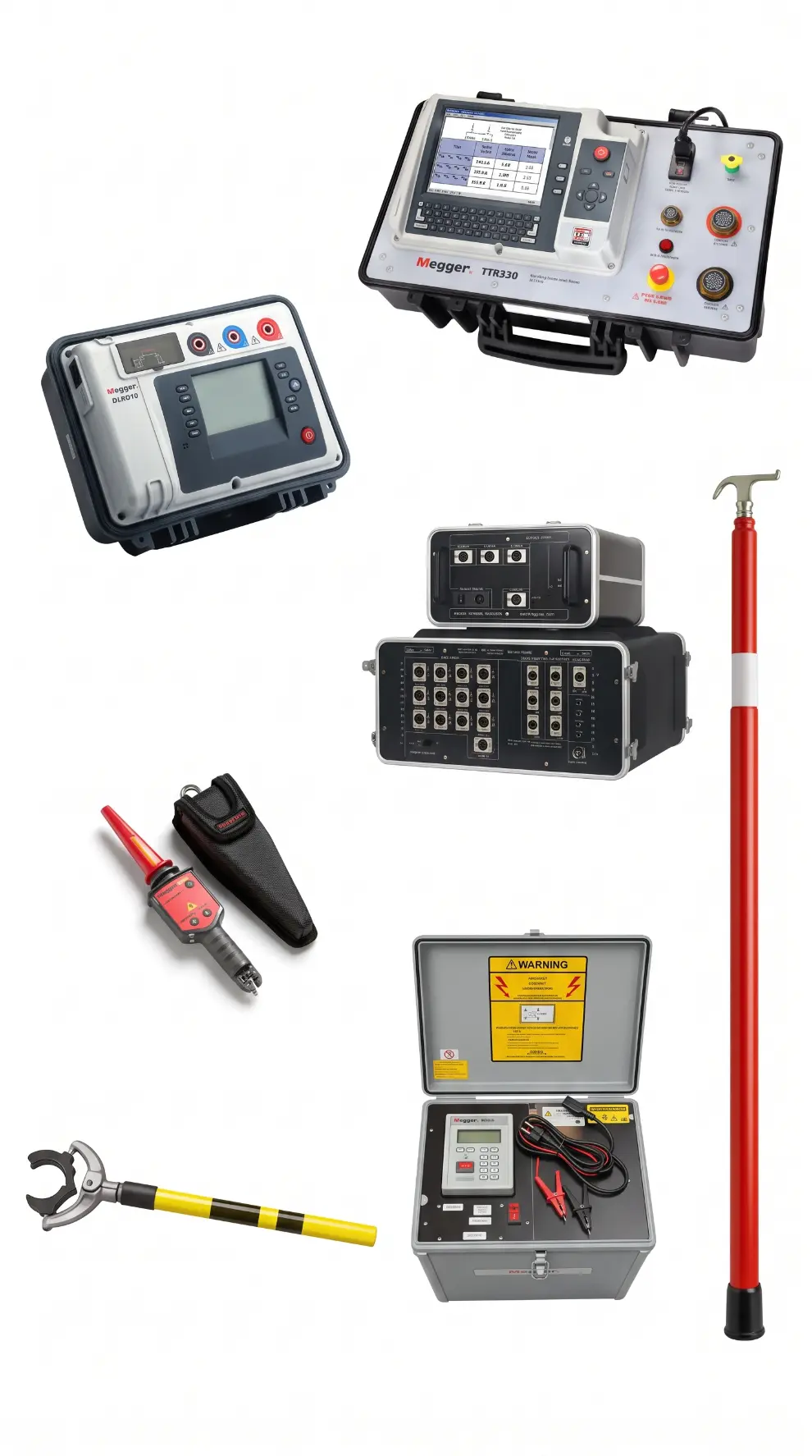 Equipos de prueba eléctrica y pértigas